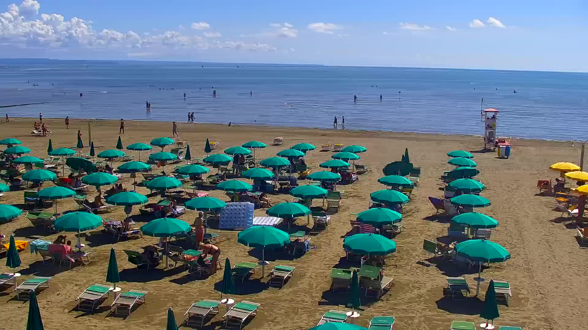 Webcam en direct Grado : Vues sur la plage et l’aquapark en temps réel