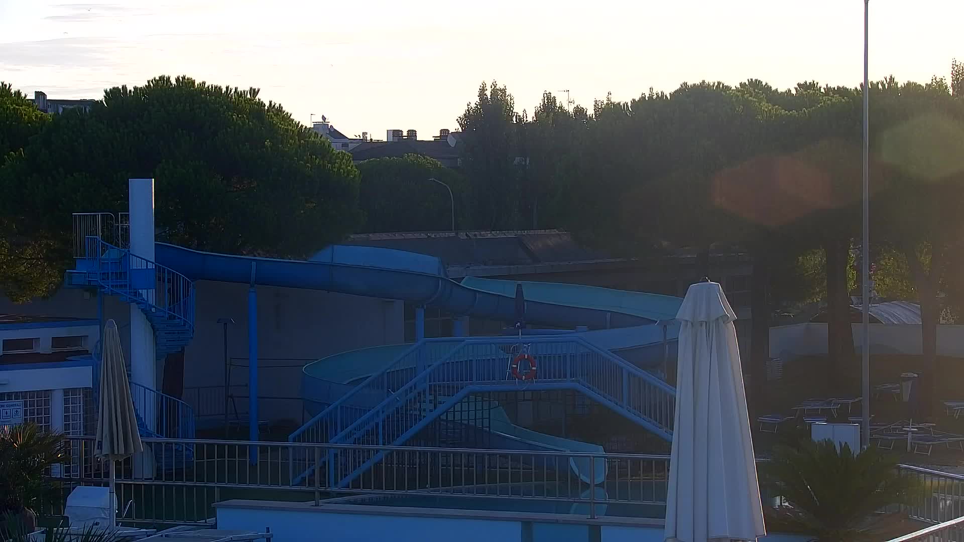 Webcam en direct Grado : Vues sur la plage et l’aquapark en temps réel