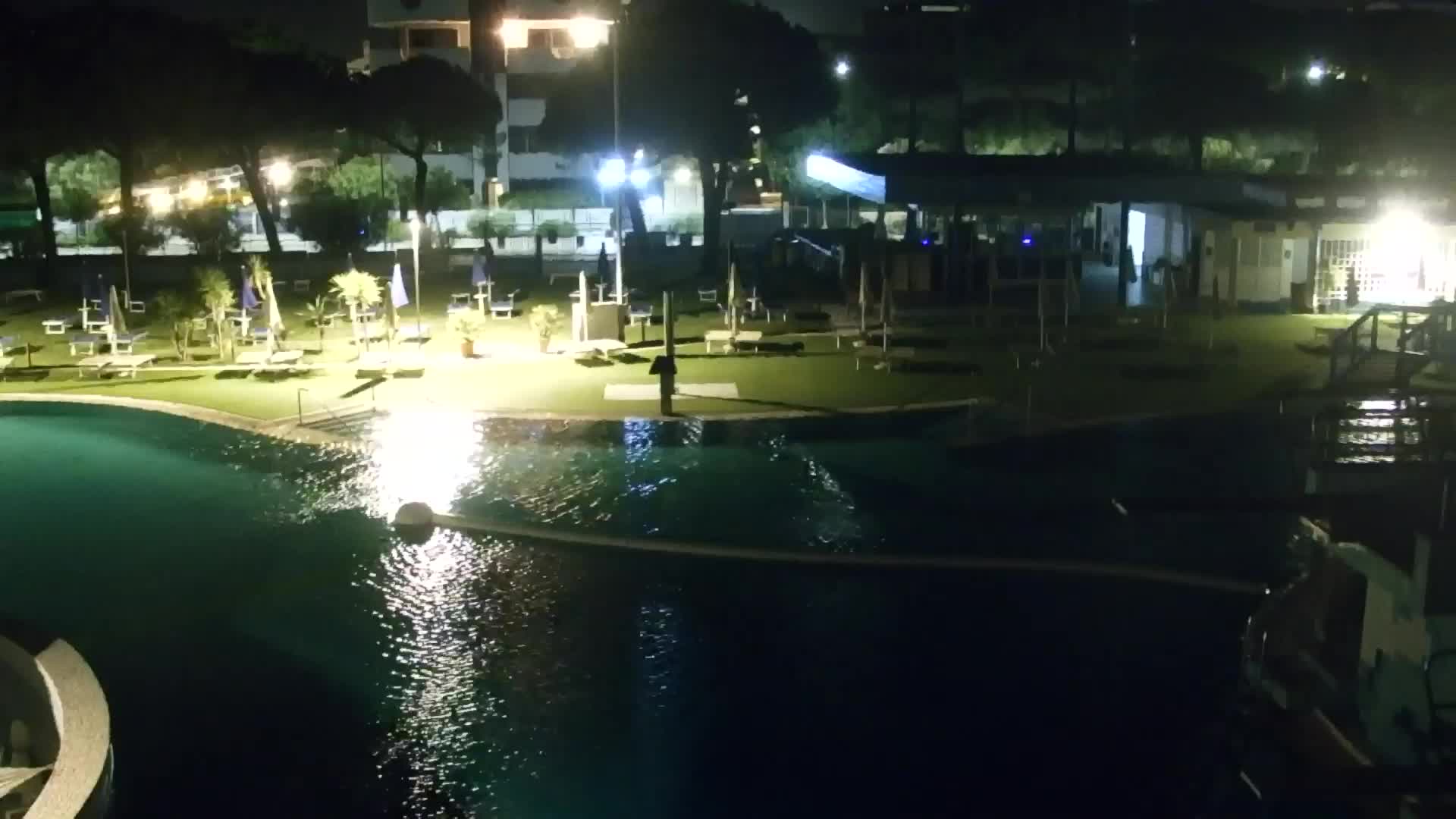 Spletna kamera v živo Grado: Pogledi na plažo in vodni park v realnem času