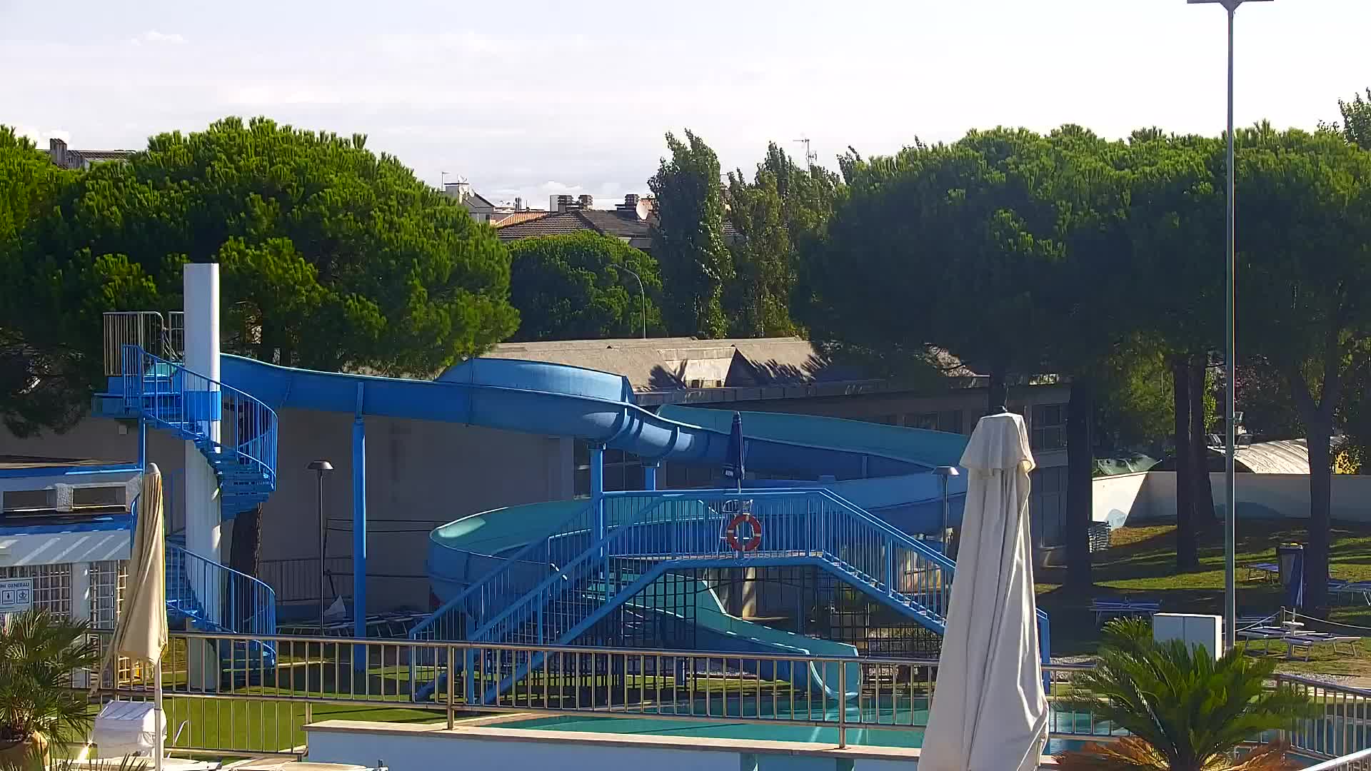 Grado Beach and Aquapark Views in Real Time