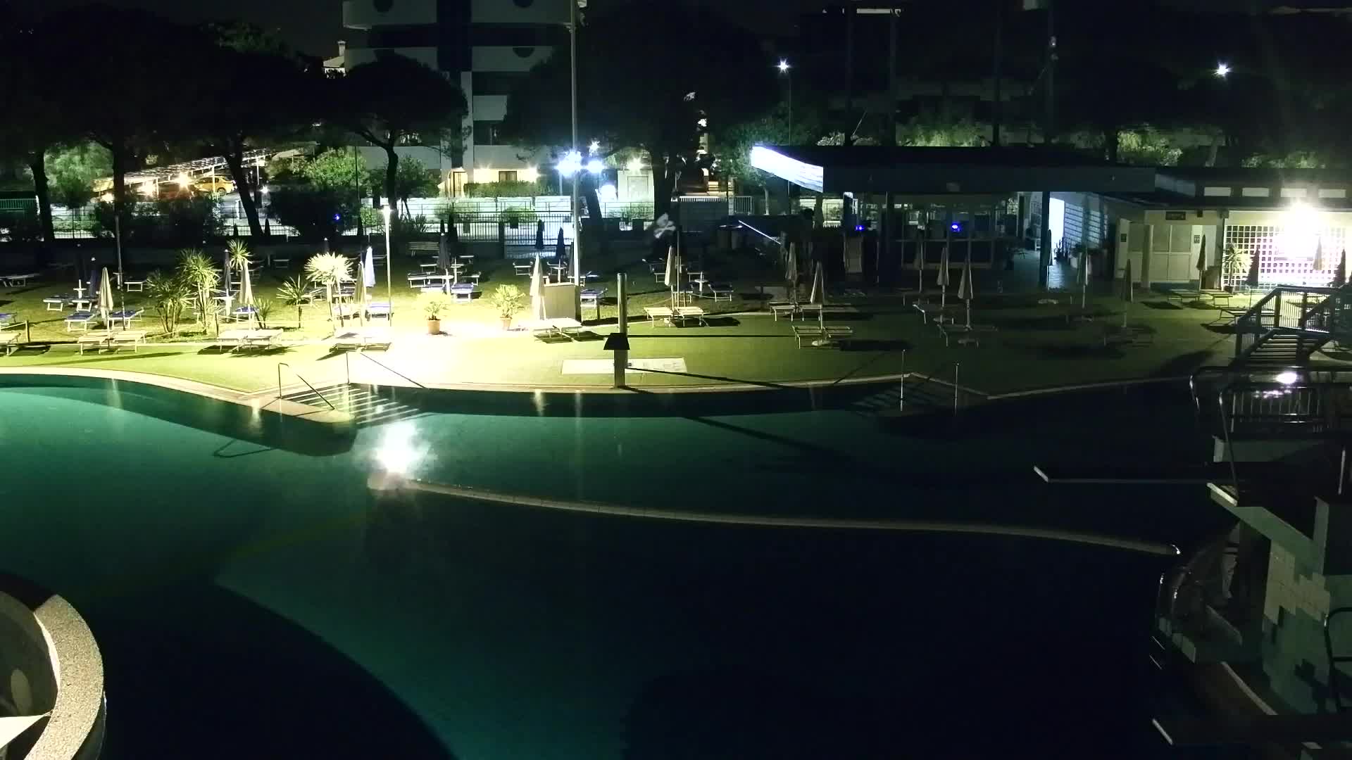 Spletna kamera v živo Grado: Pogledi na plažo in vodni park v realnem času