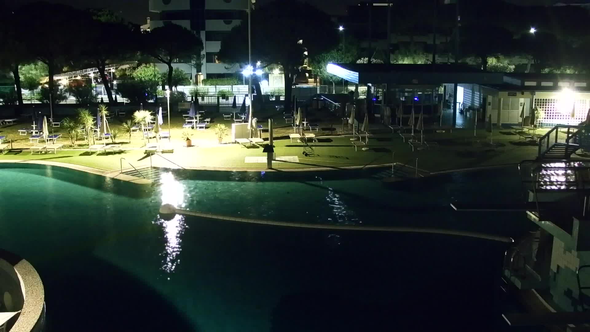 Spletna kamera v živo Grado: Pogledi na plažo in vodni park v realnem času