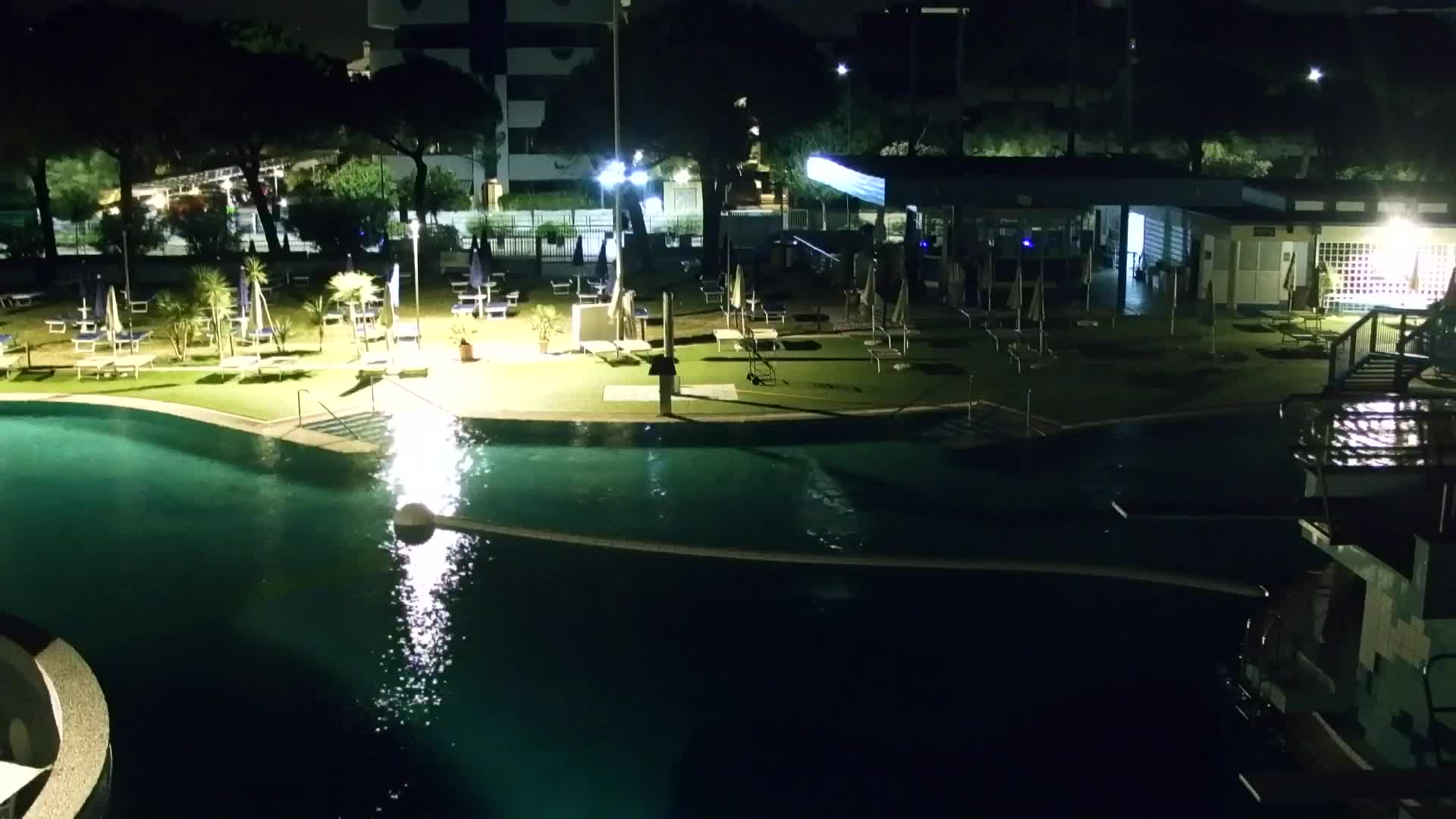 Spletna kamera v živo Grado: Pogledi na plažo in vodni park v realnem času