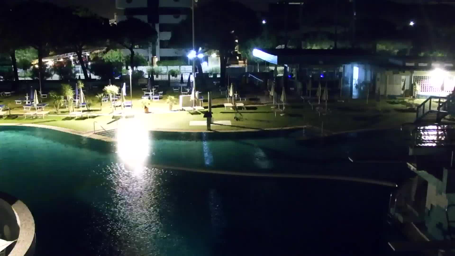 Spletna kamera v živo Grado: Pogledi na plažo in vodni park v realnem času