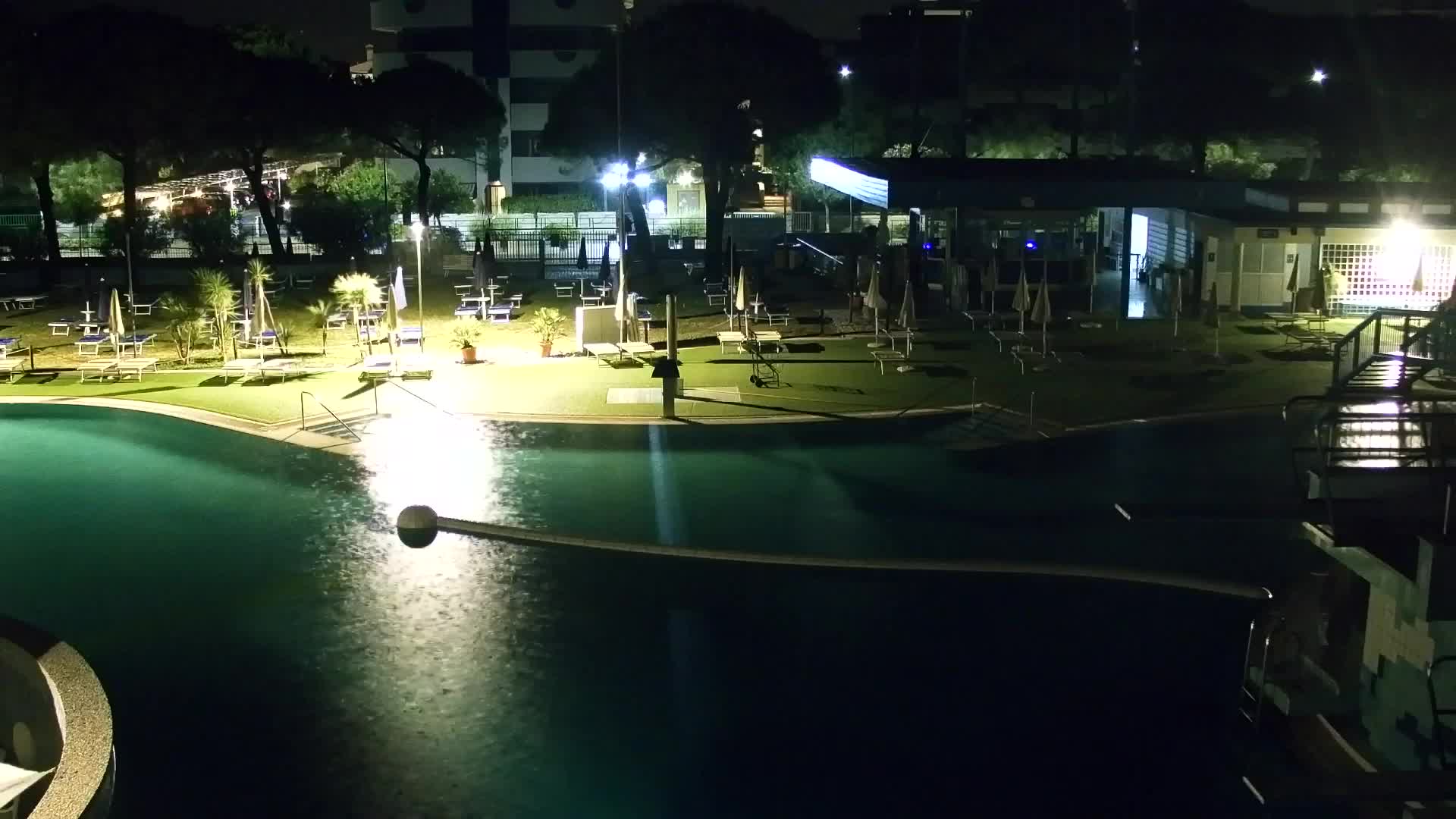Spletna kamera v živo Grado: Pogledi na plažo in vodni park v realnem času
