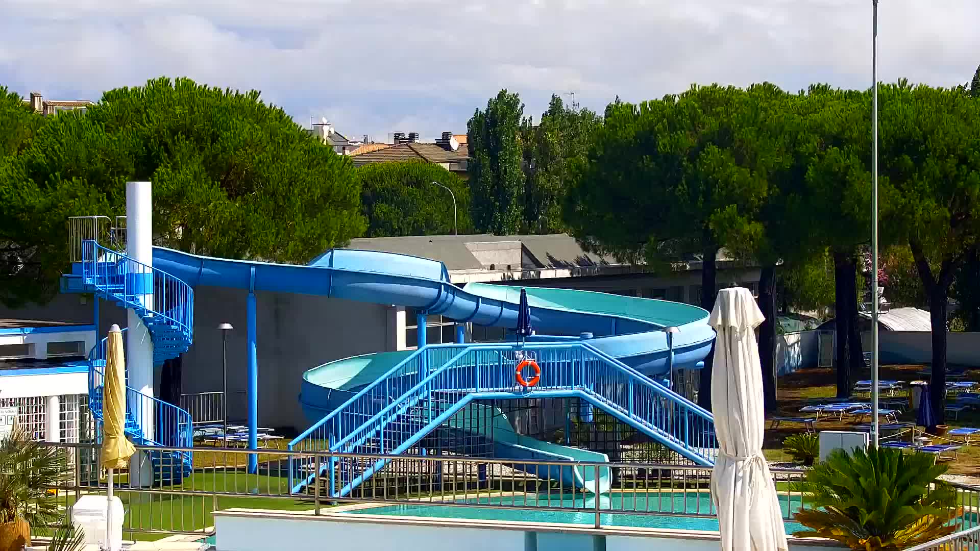 Grado Beach and Aquapark Views in Real Time