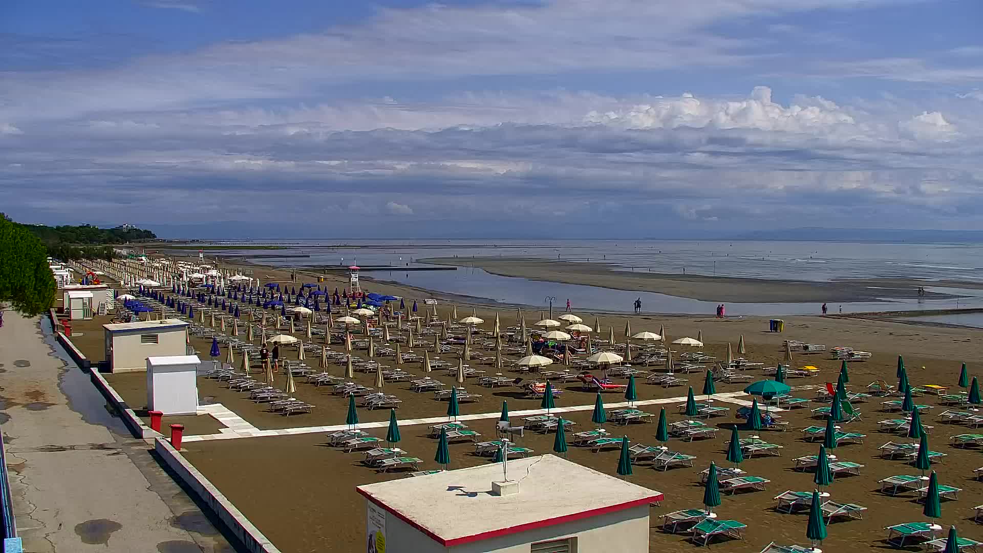 Webcam en direct Grado : Vues sur la plage et l’aquapark en temps réel
