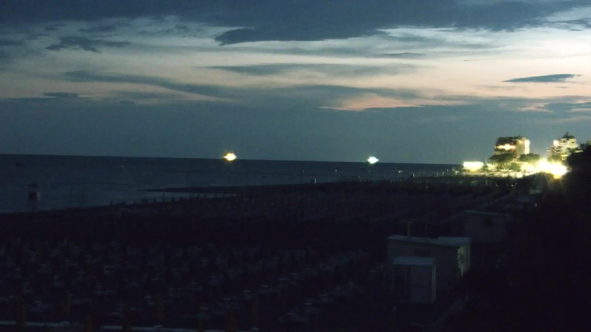 Grado Beach and Aquapark Views in Real Time