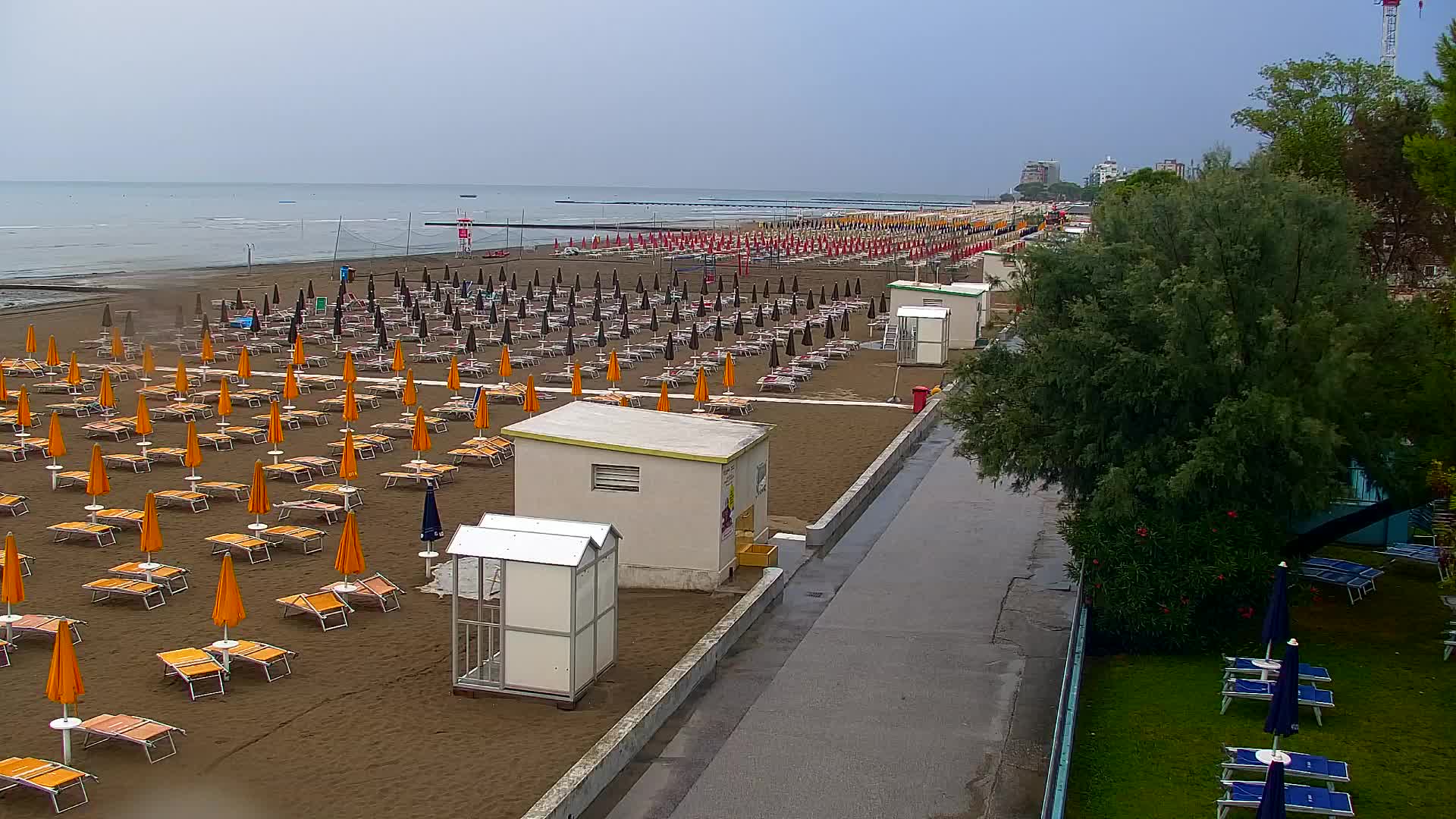 Webcam Live Grado: Vista sulla spiaggia e sull’acquapark in tempo reale