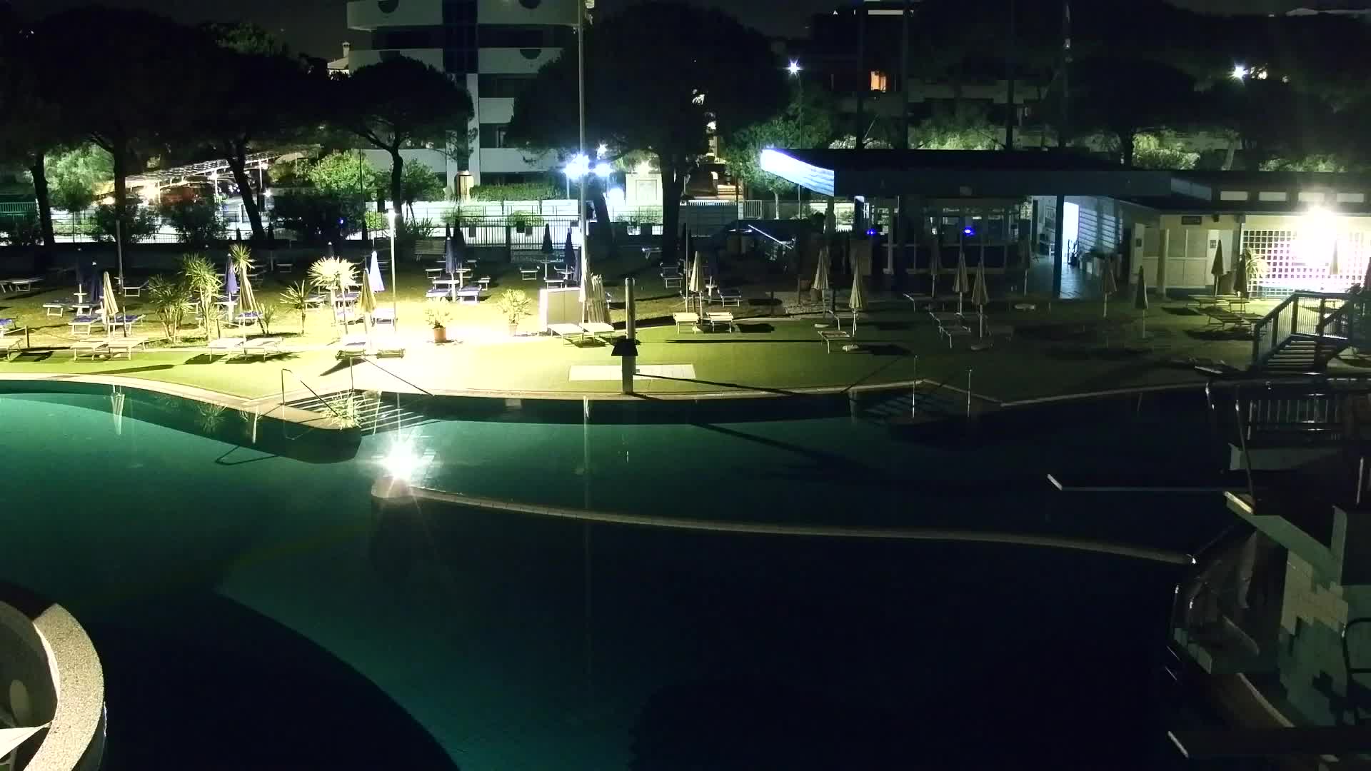 Spletna kamera v živo Grado: Pogledi na plažo in vodni park v realnem času
