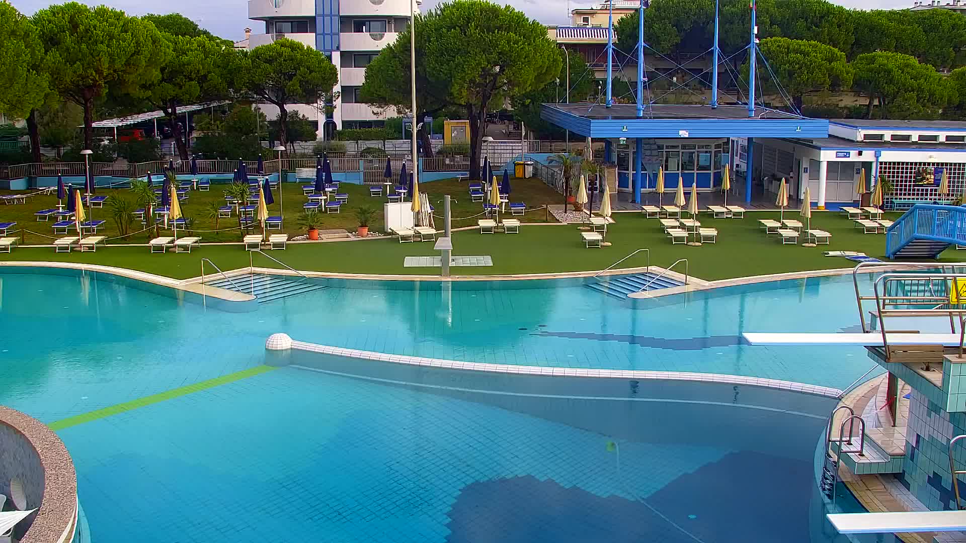 Webcam Live Grado: Vista sulla spiaggia e sull’acquapark in tempo reale