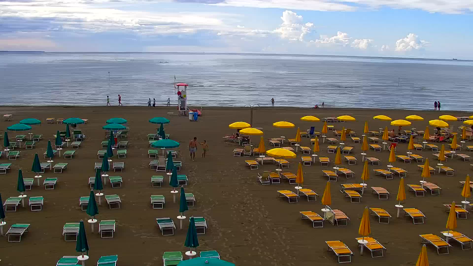 Grado Beach and Aquapark Views in Real Time