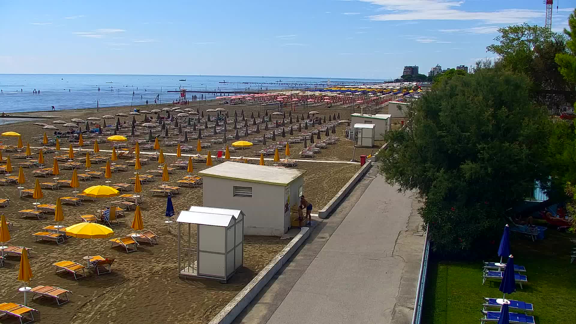 Live-Webcam Grado: Strand- und Aquapark-Ausblicke in Echtzeit