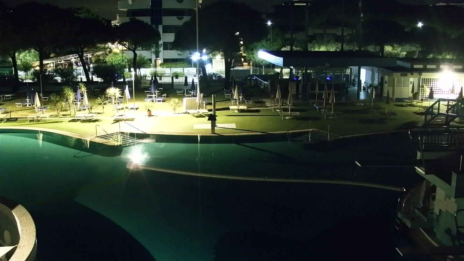 Spletna kamera v živo Grado: Pogledi na plažo in vodni park v realnem času