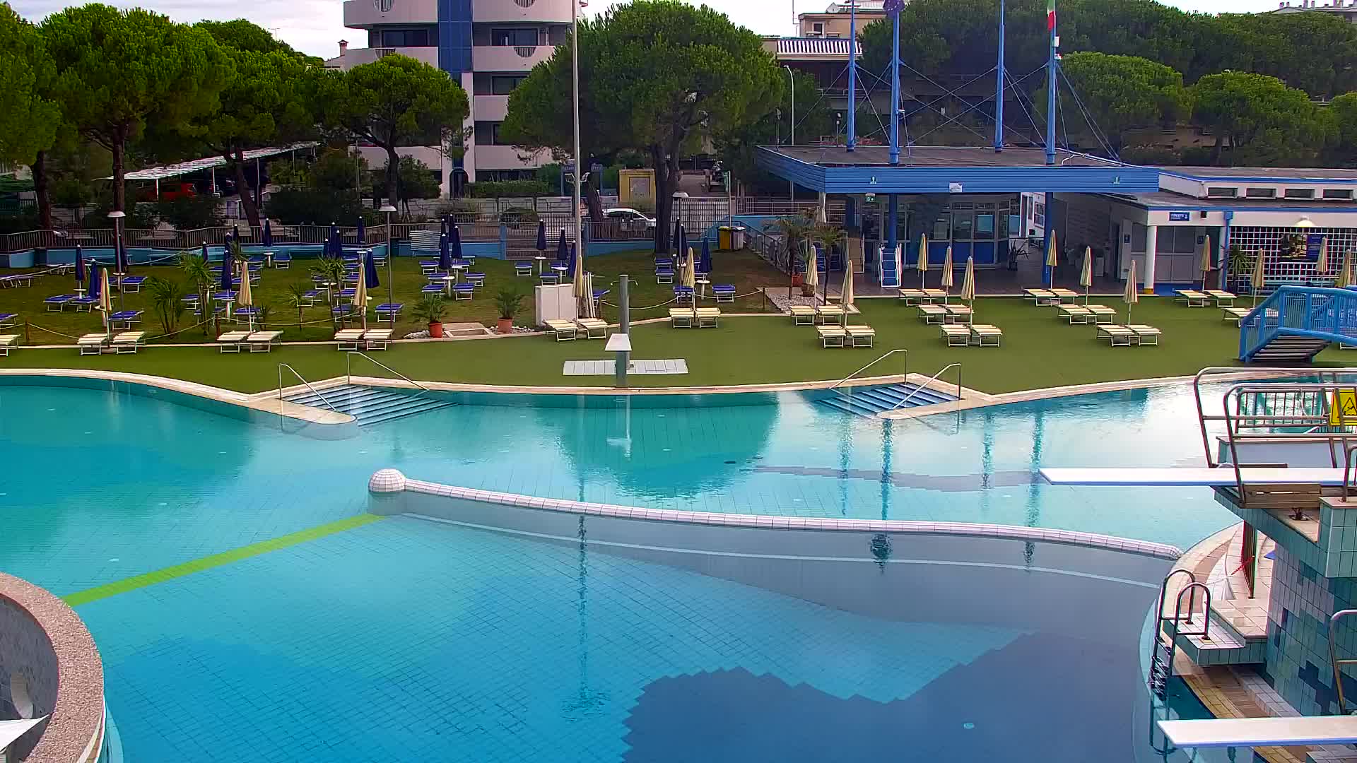 Webcam Live Grado: Vista sulla spiaggia e sull’acquapark in tempo reale