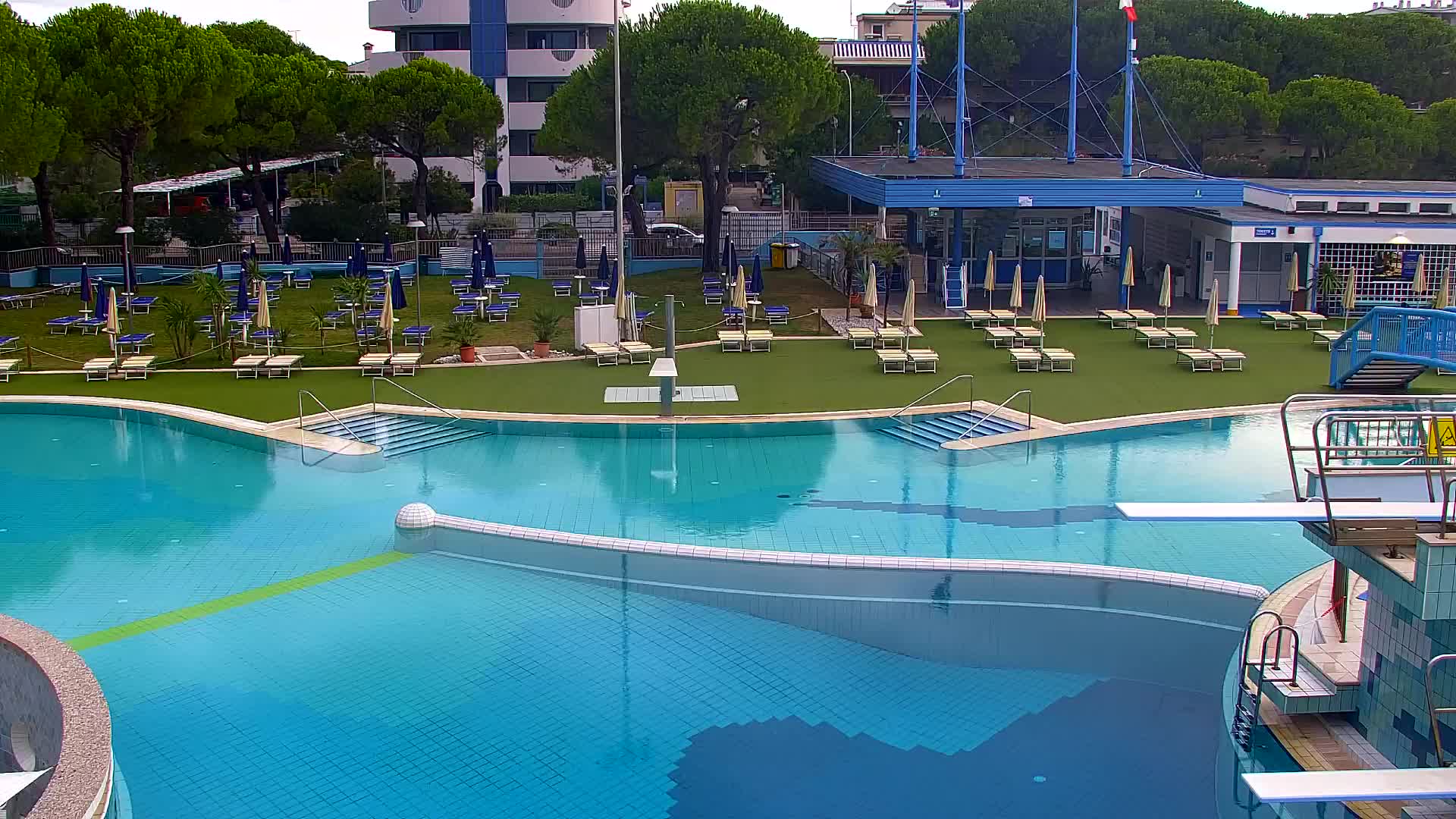 Webcam en direct Grado : Vues sur la plage et l’aquapark en temps réel