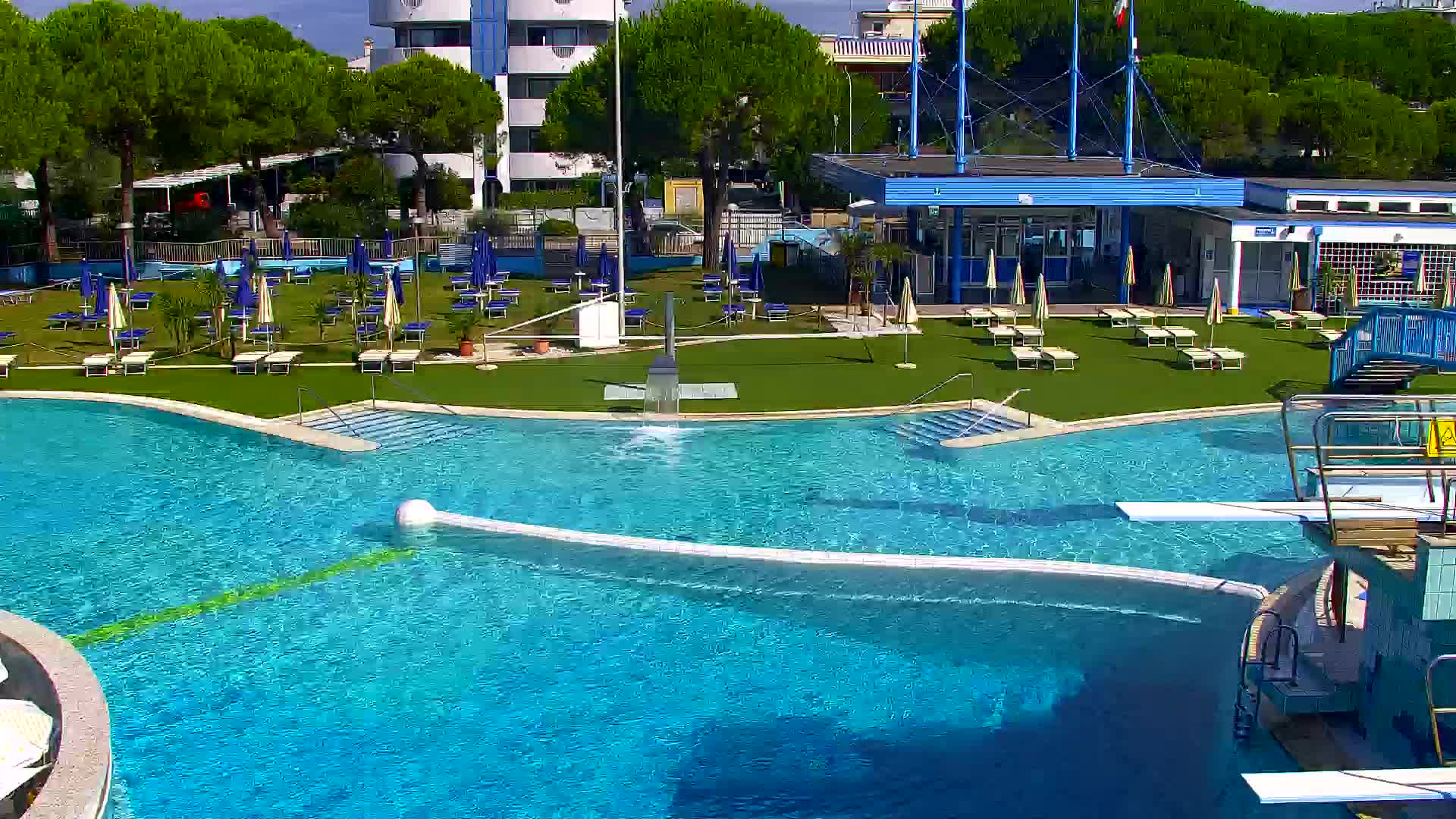 Webcam Live Grado: Vista sulla spiaggia e sull’acquapark in tempo reale