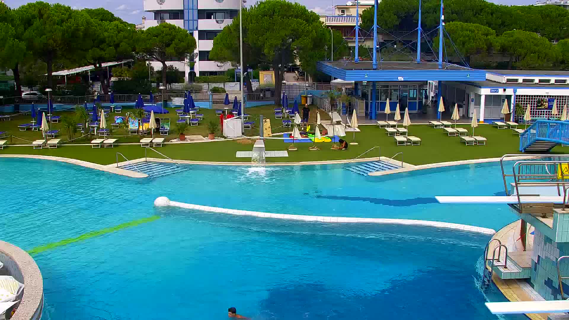Webcam Live Grado: Vista sulla spiaggia e sull’acquapark in tempo reale