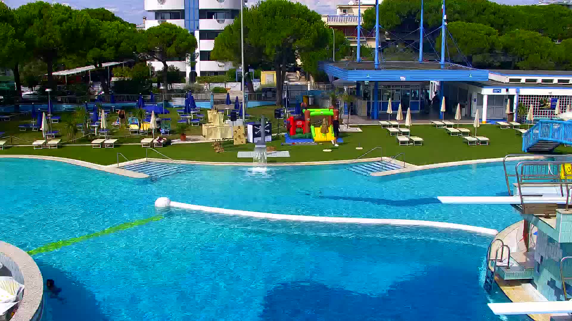 Webcam en direct Grado : Vues sur la plage et l’aquapark en temps réel