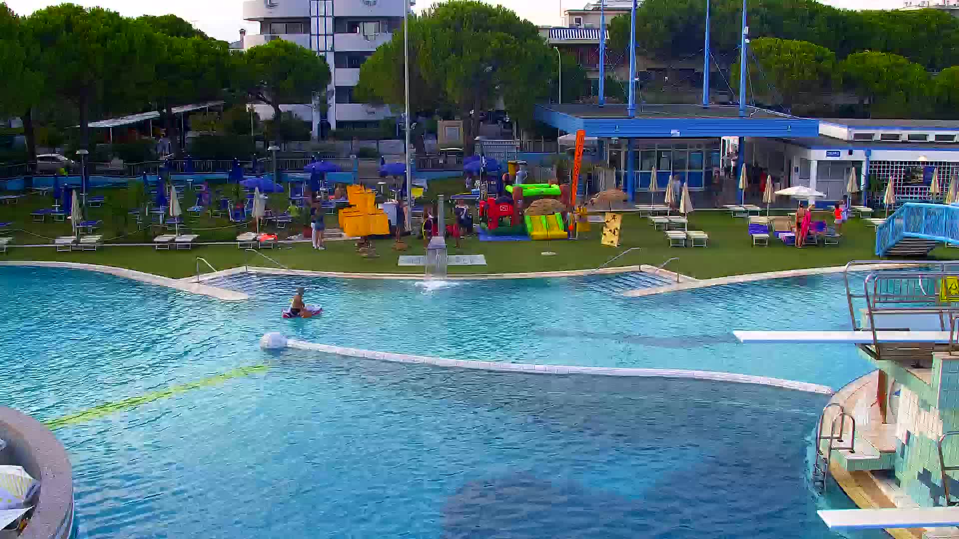 Grado Beach and Aquapark Views in Real Time