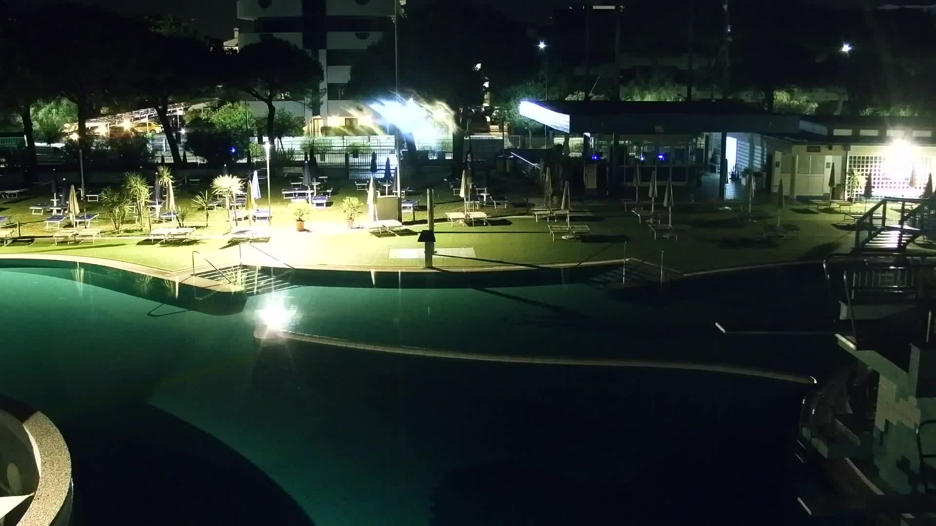 Spletna kamera v živo Grado: Pogledi na plažo in vodni park v realnem času