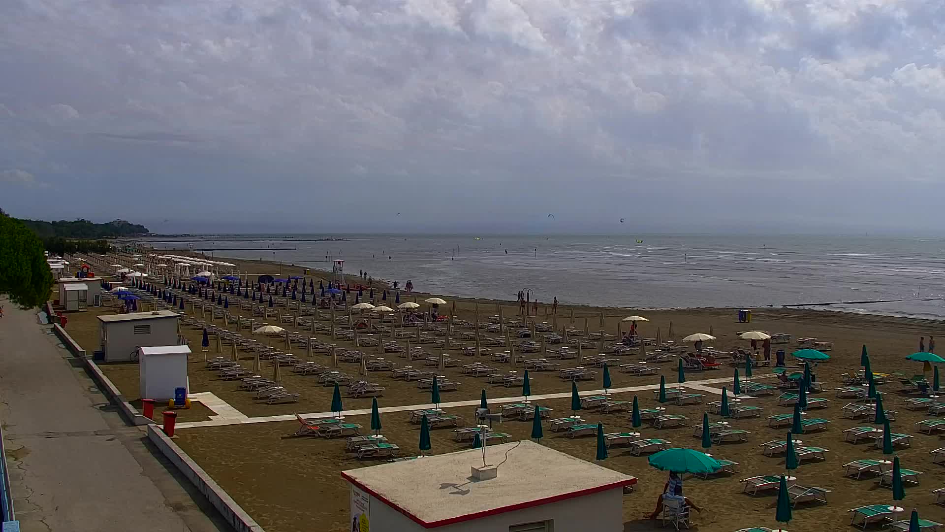 Webcam Live Grado: Vista sulla spiaggia e sull’acquapark in tempo reale
