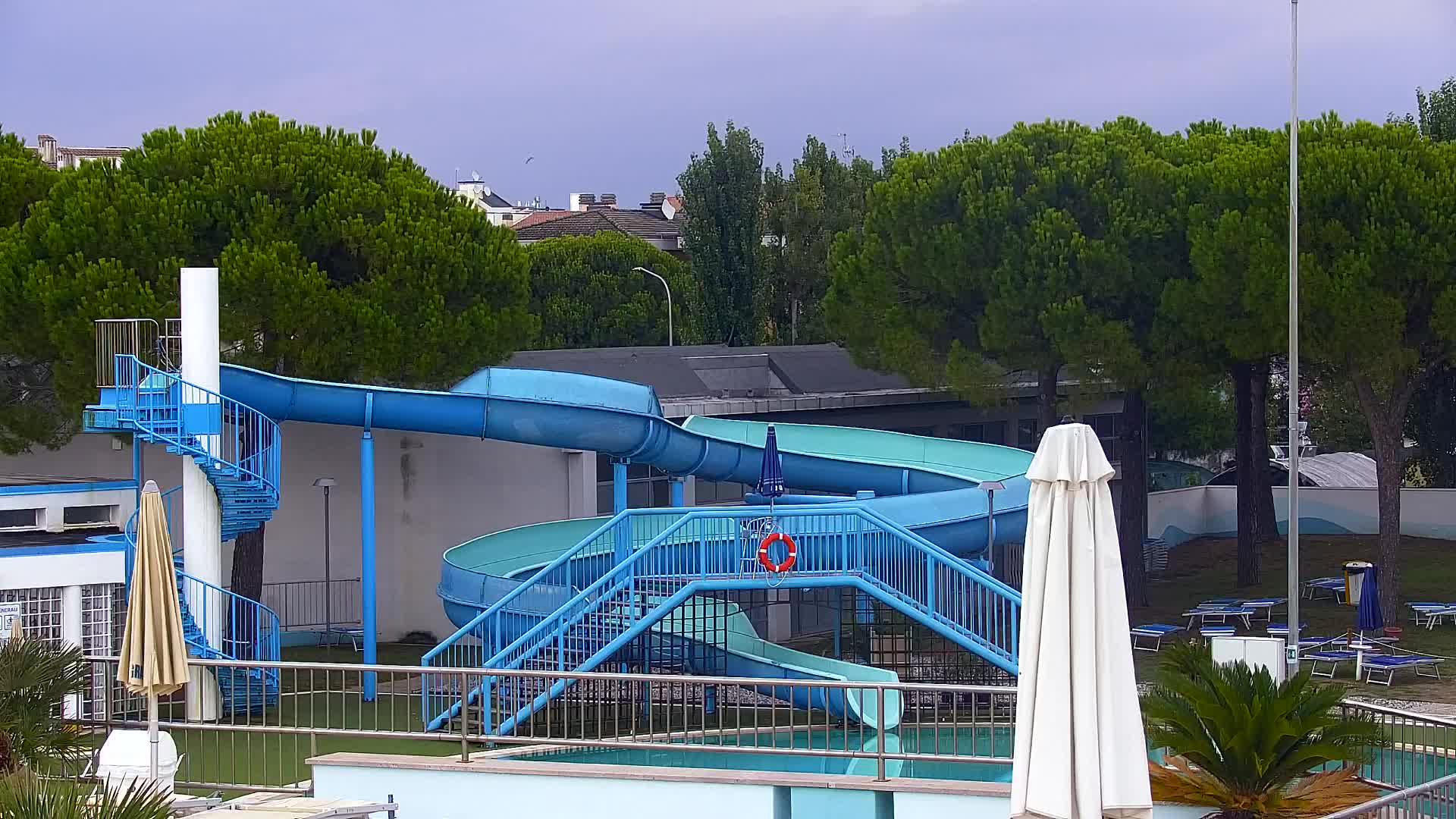 Webcam Live Grado: Vista sulla spiaggia e sull’acquapark in tempo reale