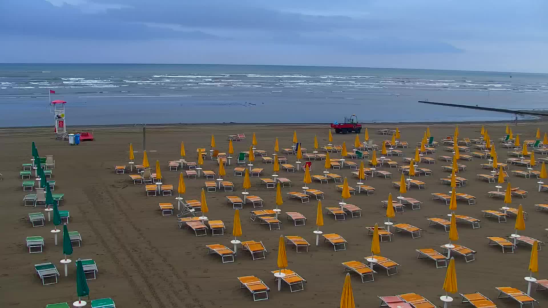 Grado Beach and Aquapark Views in Real Time
