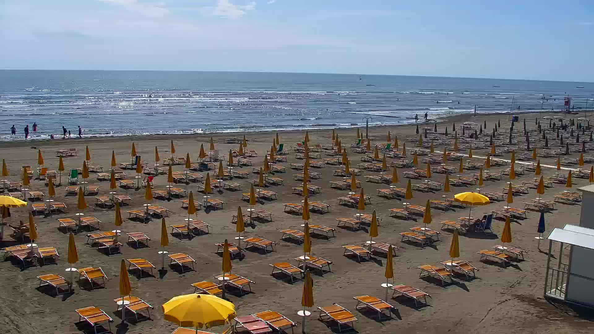 Spletna kamera v živo Grado: Pogledi na plažo in vodni park v realnem času