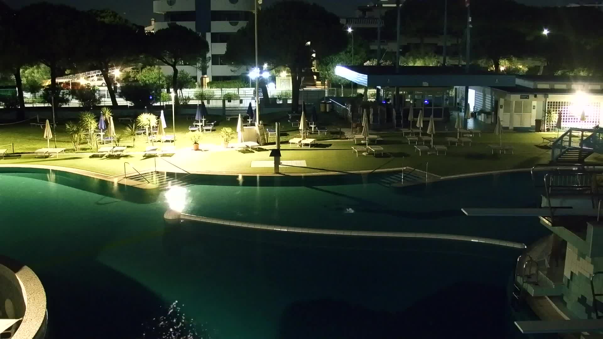 Spletna kamera v živo Grado: Pogledi na plažo in vodni park v realnem času