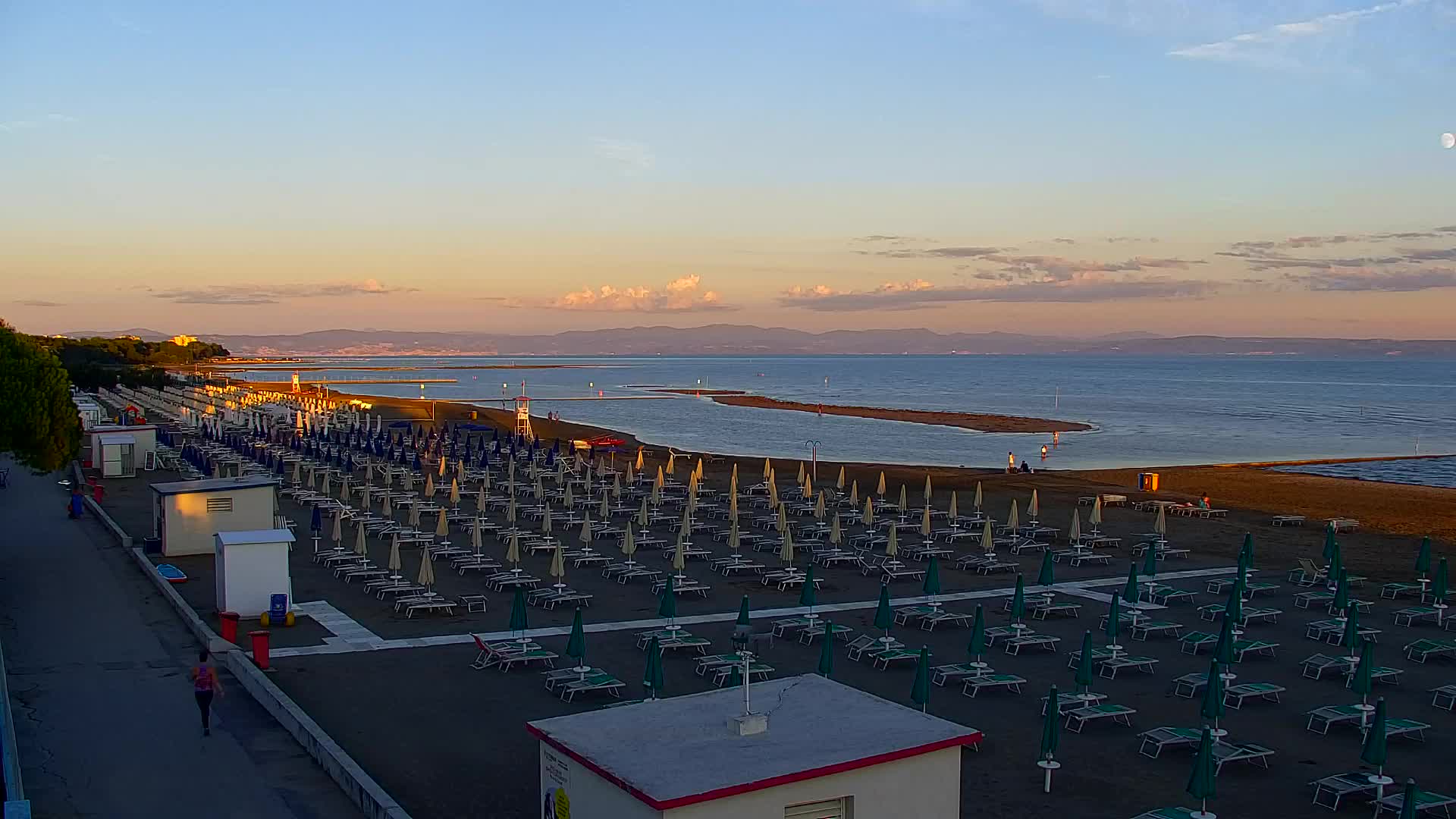 Webcam en direct Grado : Vues sur la plage et l’aquapark en temps réel