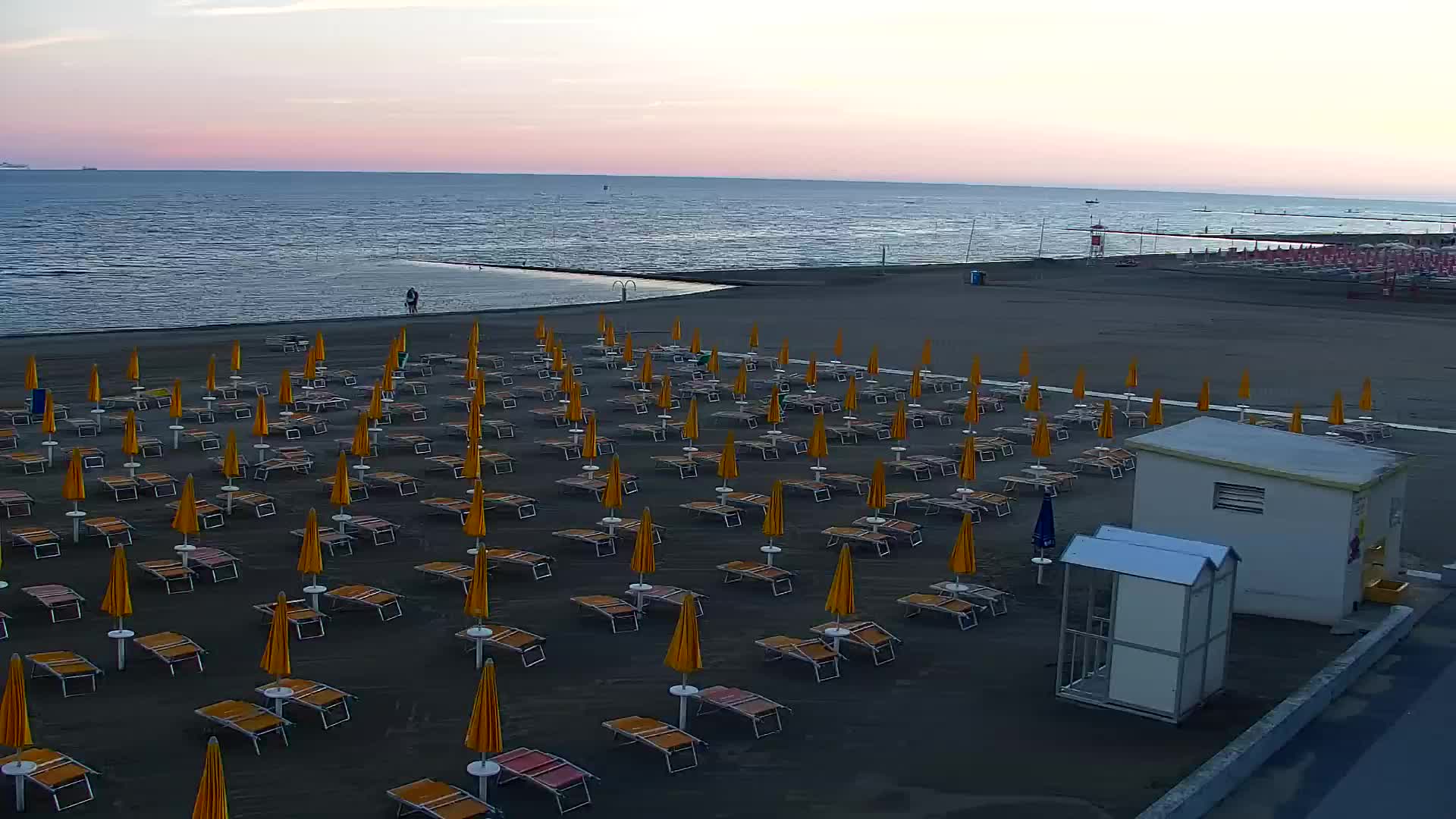 Webcam en direct Grado : Vues sur la plage et l’aquapark en temps réel