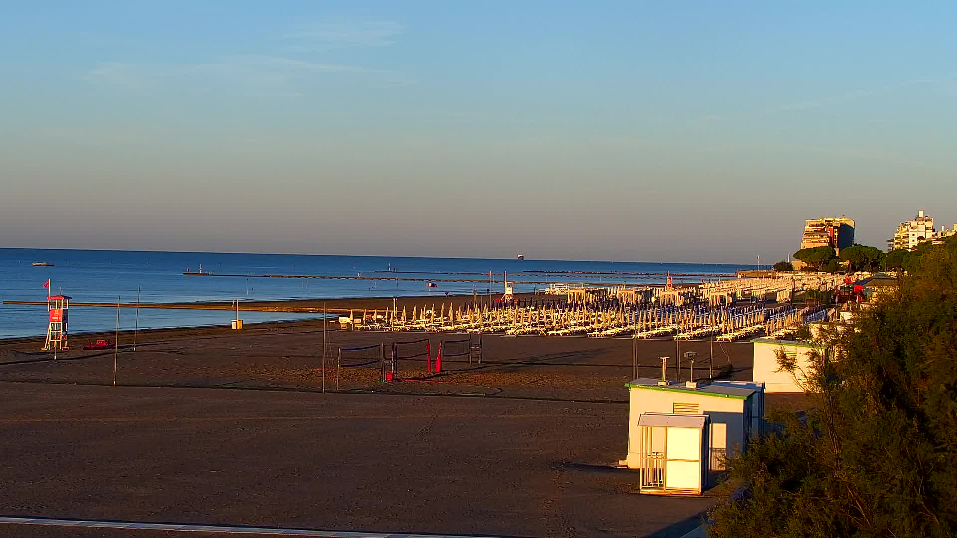 Webcam Live Grado: Vista sulla spiaggia e sull’acquapark in tempo reale