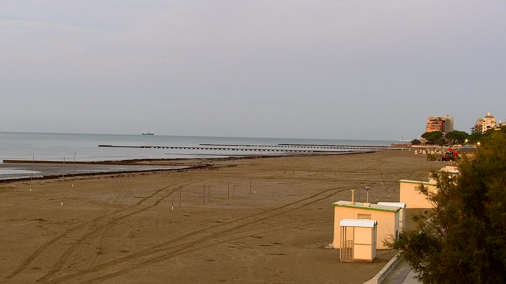 Webcam en direct Grado : Vues sur la plage et l’aquapark en temps réel