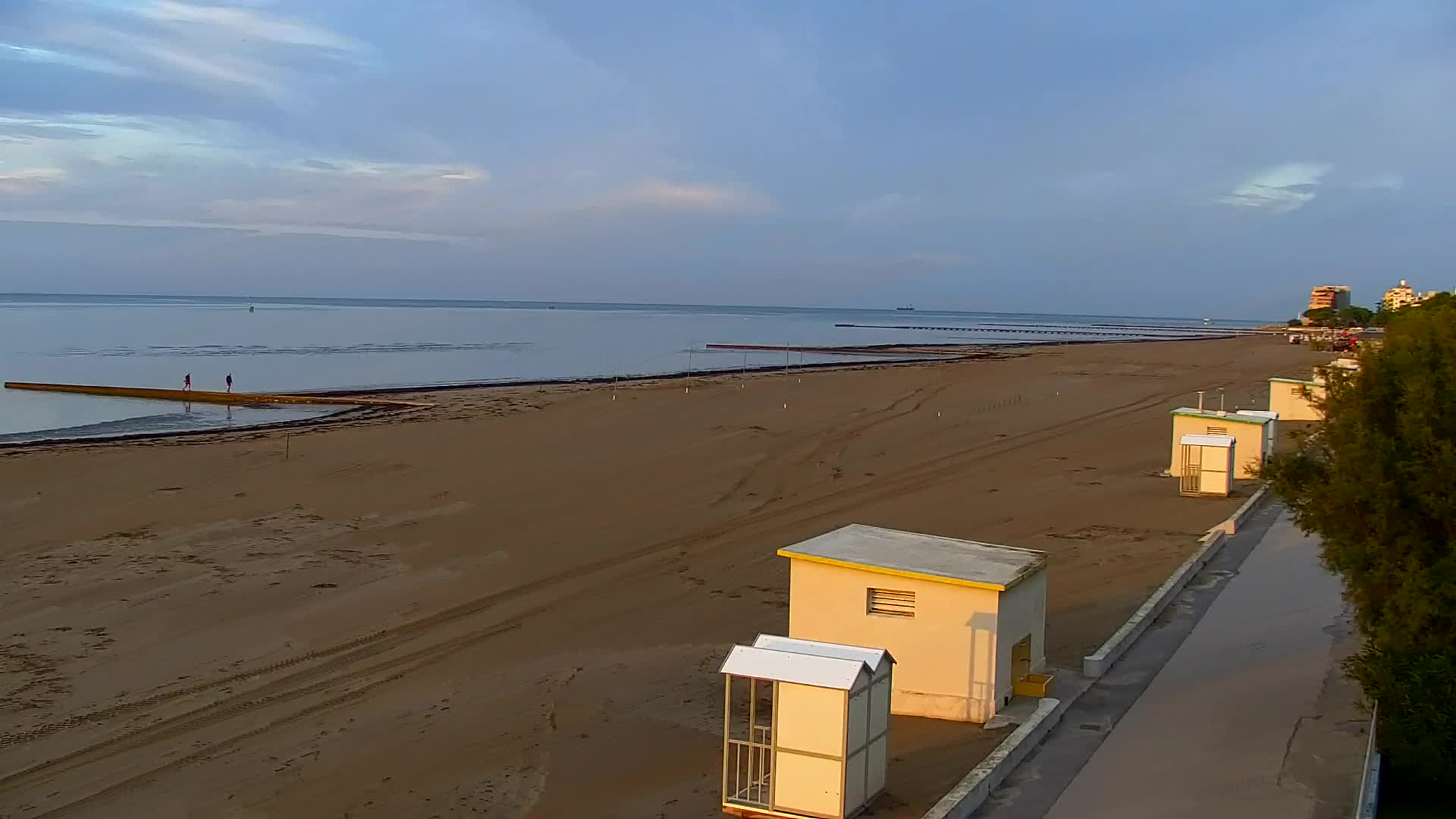 Spletna kamera v živo Grado: Pogledi na plažo in vodni park v realnem času