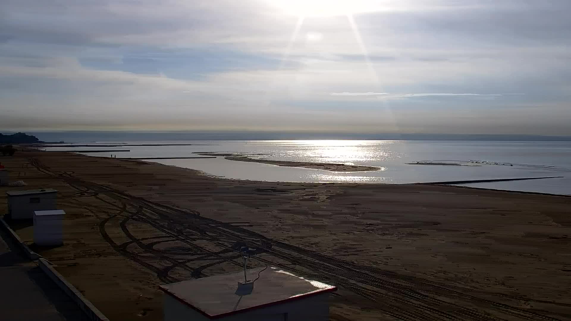 Grado Beach and Aquapark Views in Real Time