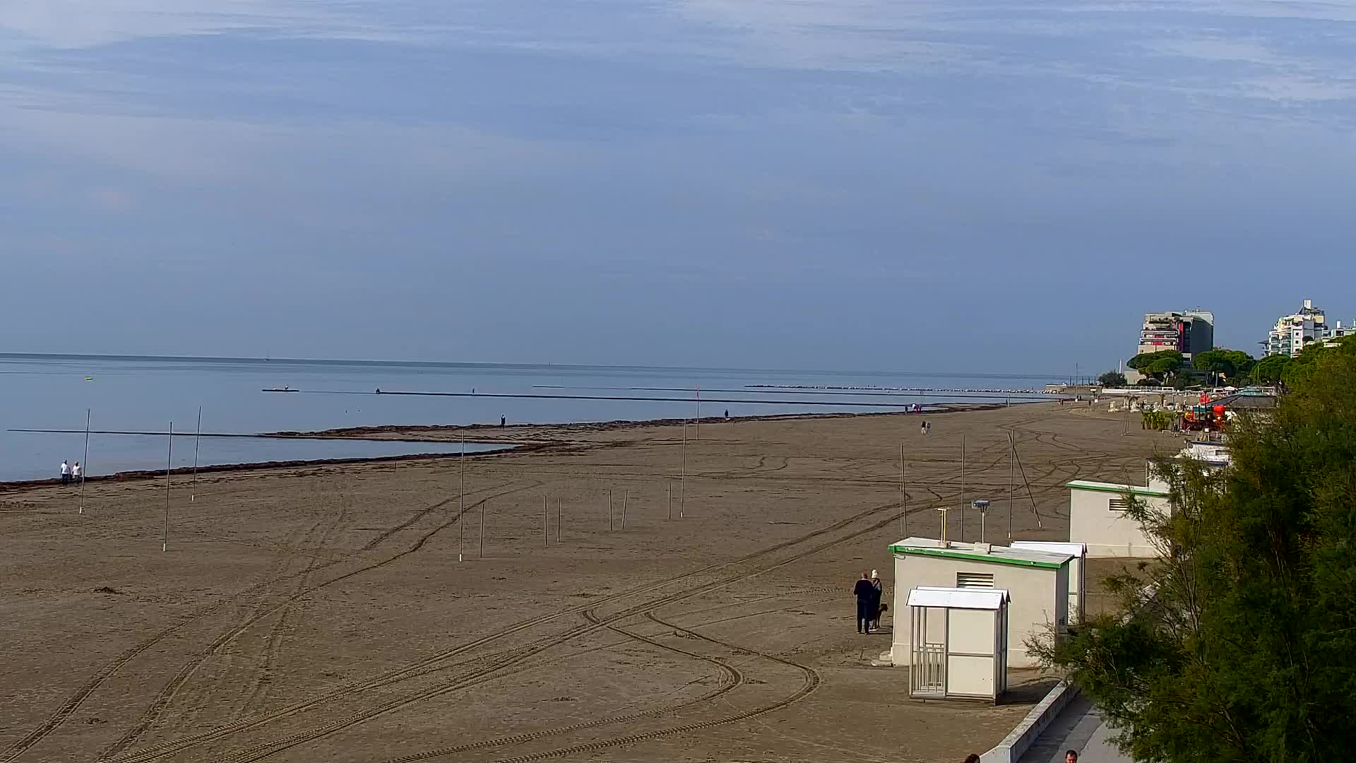 Grado Beach and Aquapark Views in Real Time