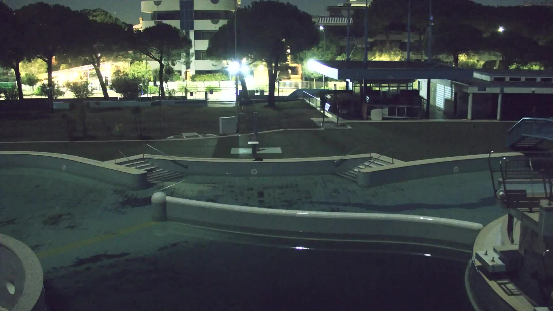 Grado Beach and Aquapark Views in Real Time