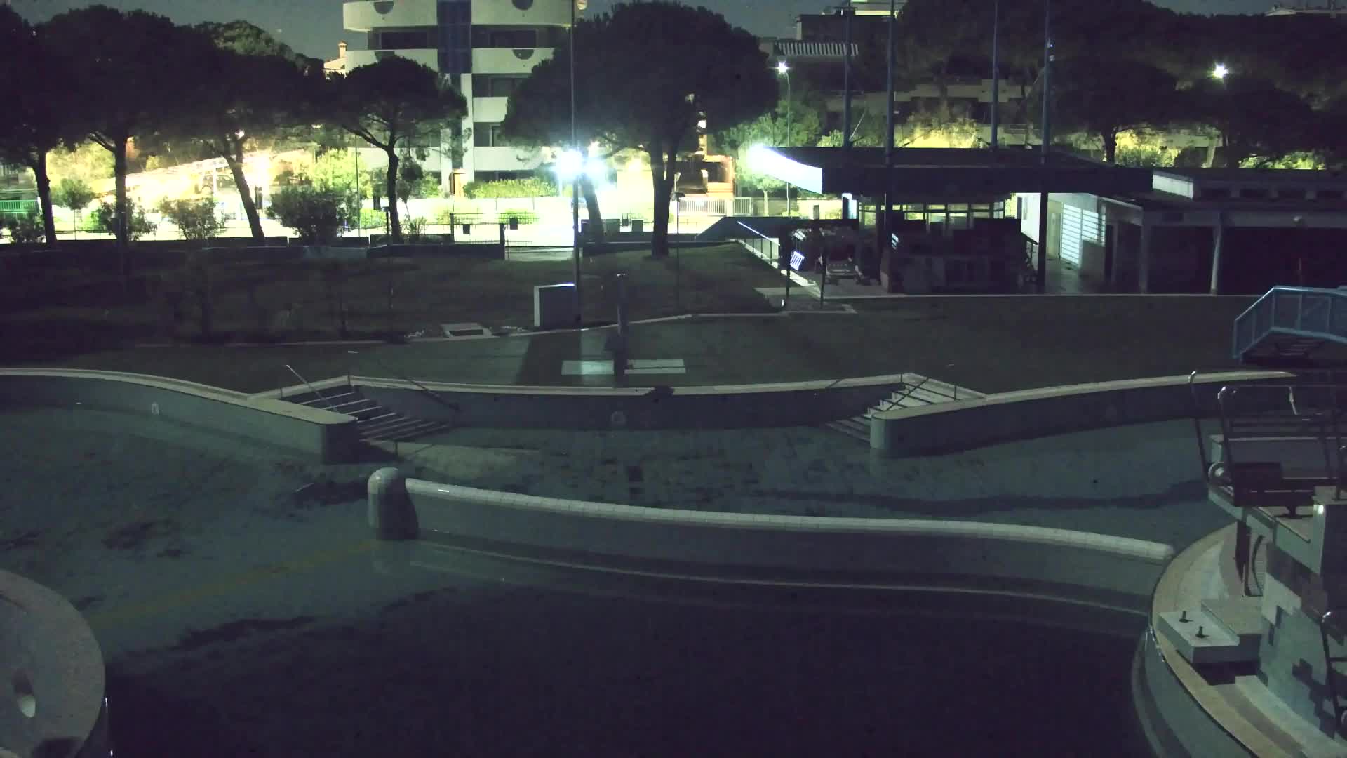 Spletna kamera v živo Grado: Pogledi na plažo in vodni park v realnem času