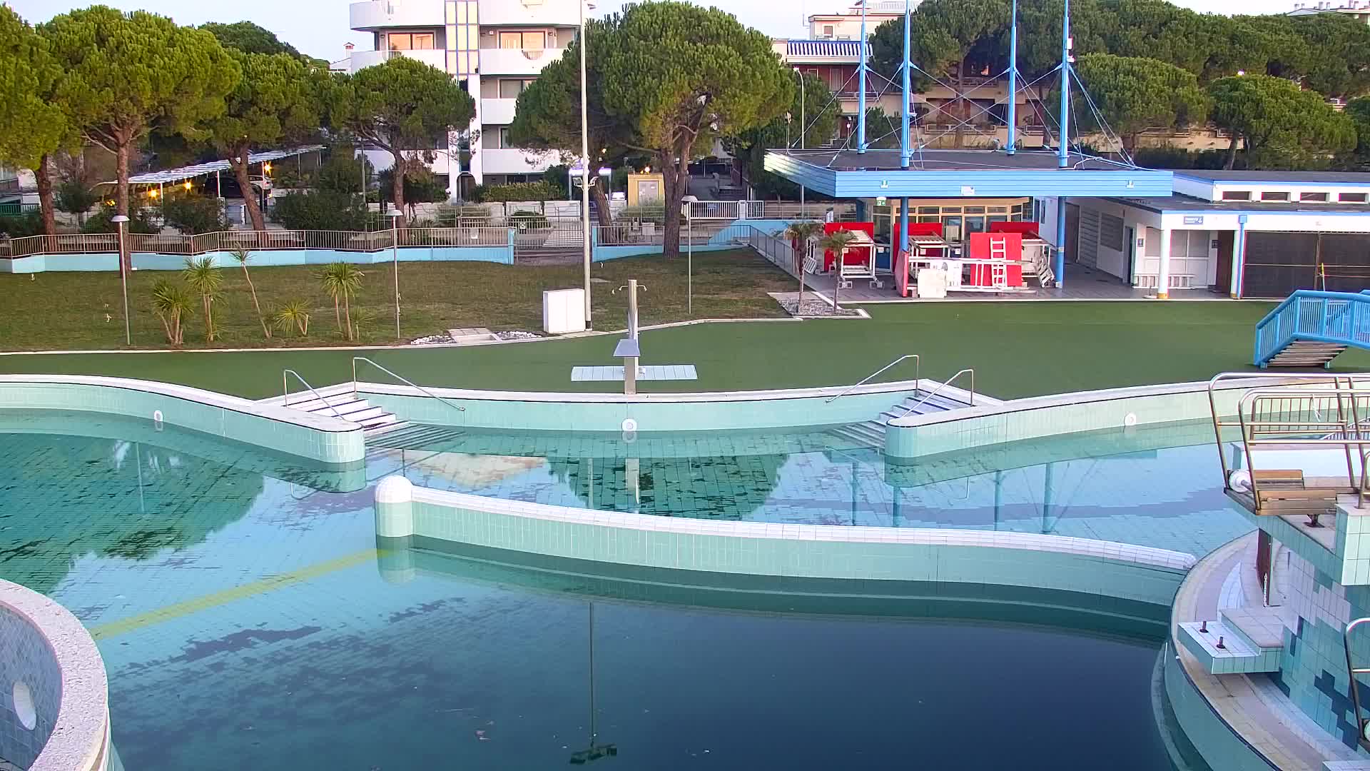 Webcam en direct Grado : Vues sur la plage et l’aquapark en temps réel