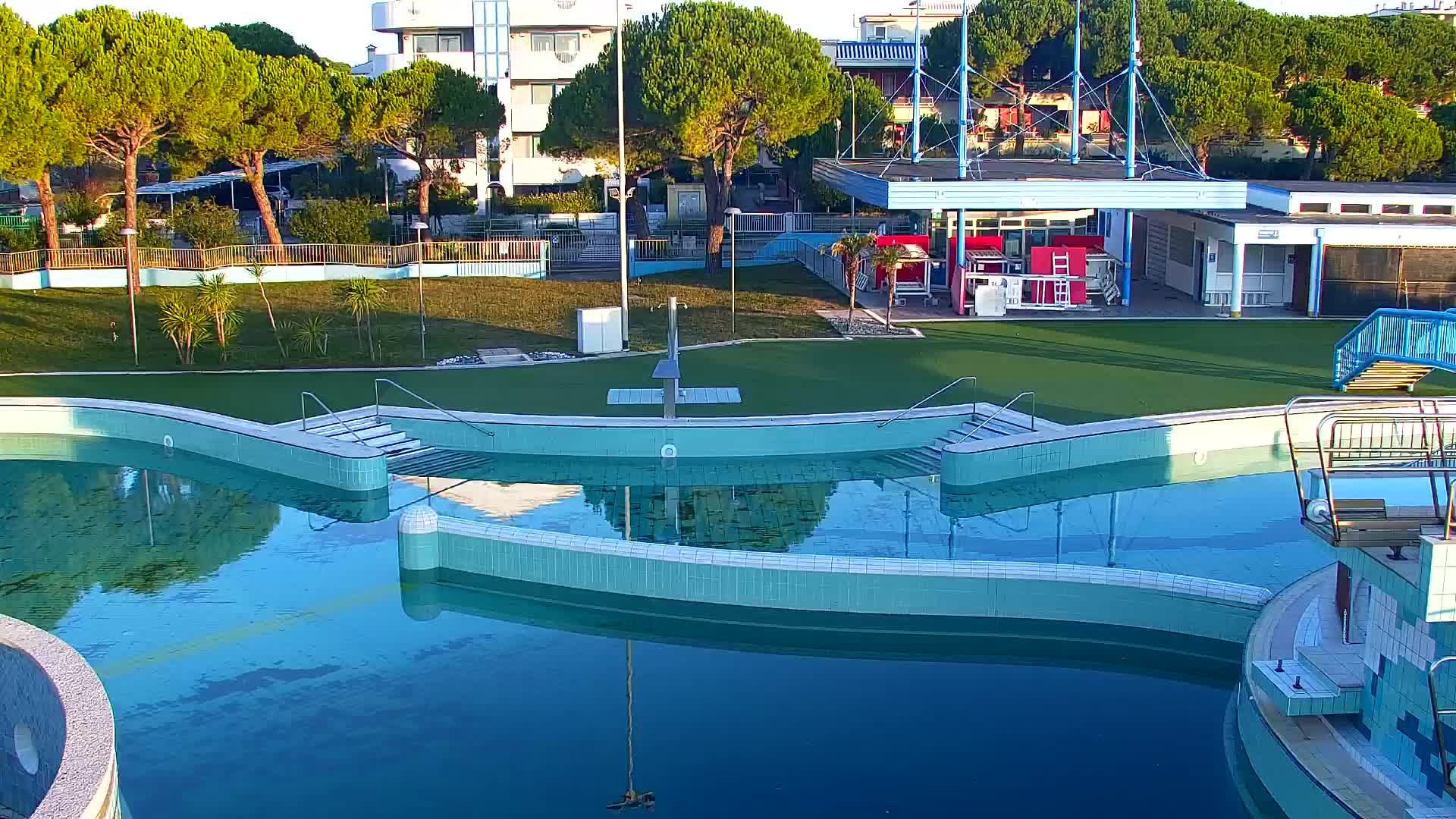 Webcam en direct Grado : Vues sur la plage et l’aquapark en temps réel