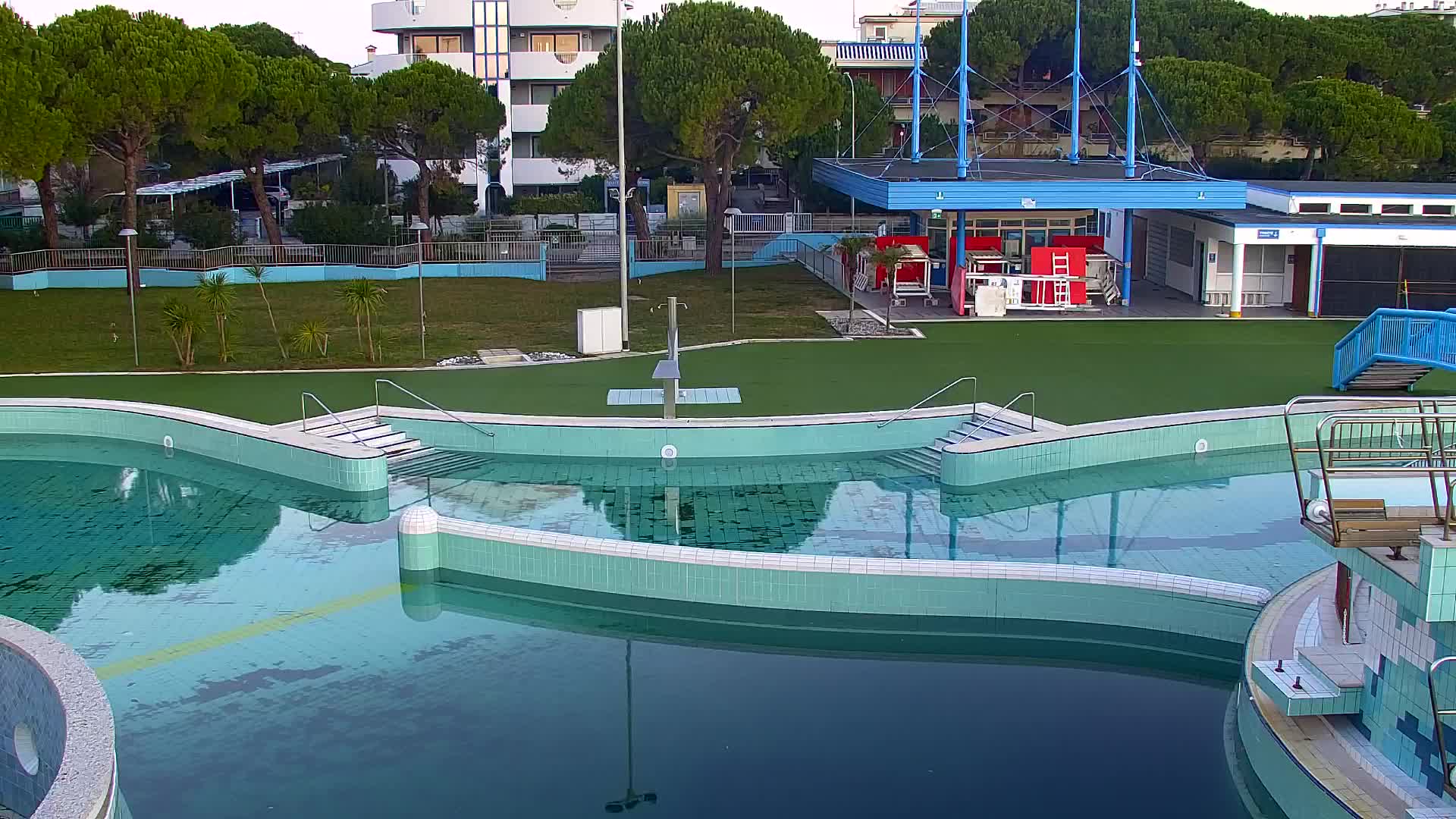 Webcam en direct Grado : Vues sur la plage et l’aquapark en temps réel