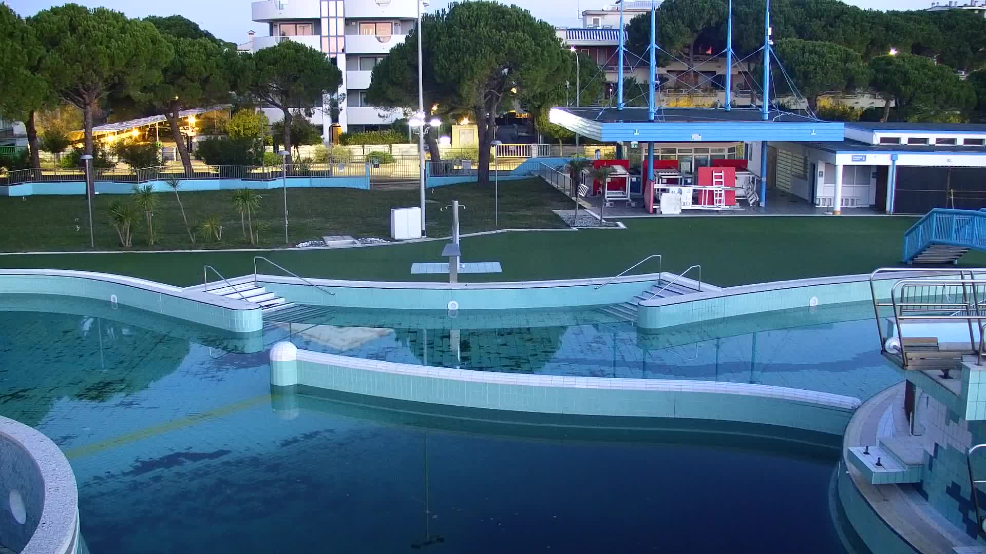 Webcam en direct Grado : Vues sur la plage et l’aquapark en temps réel