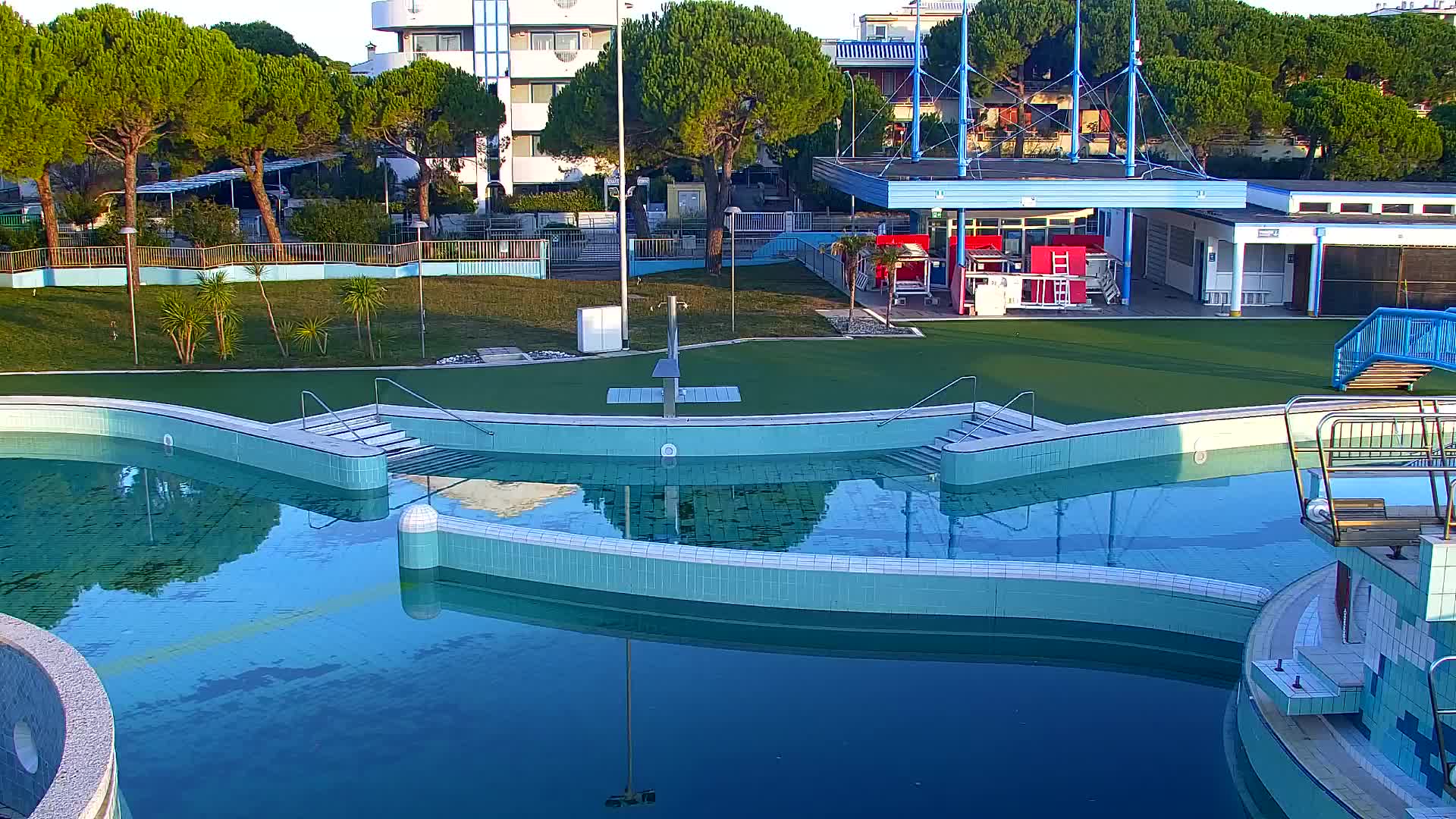 Webcam en direct Grado : Vues sur la plage et l’aquapark en temps réel