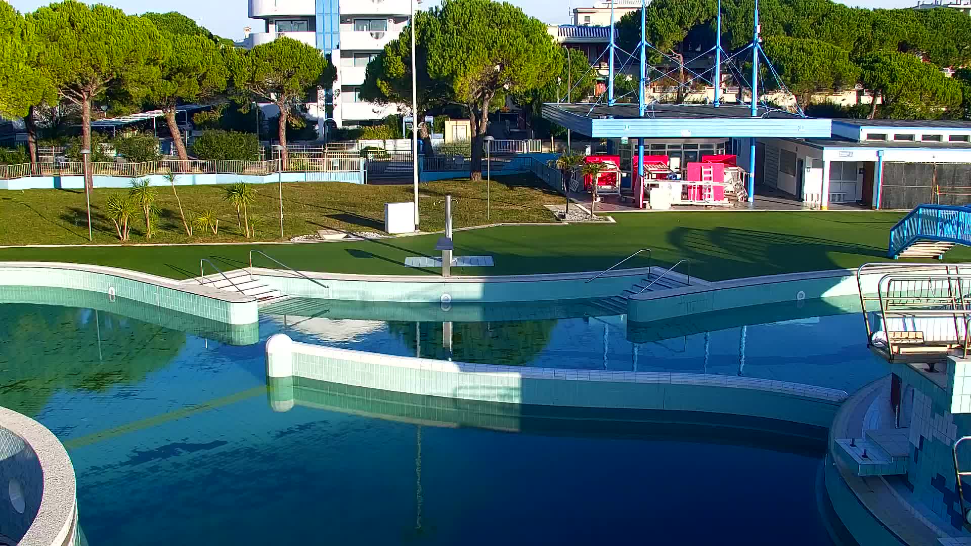 Grado Beach and Aquapark Views in Real Time