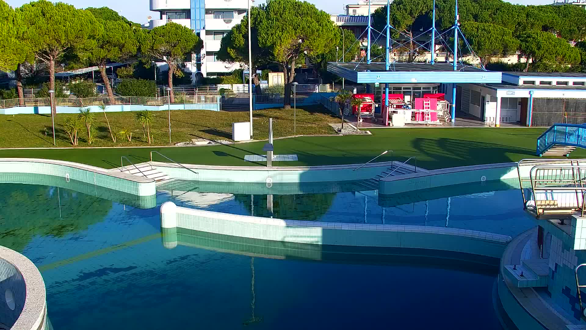 Grado Beach and Aquapark Views in Real Time