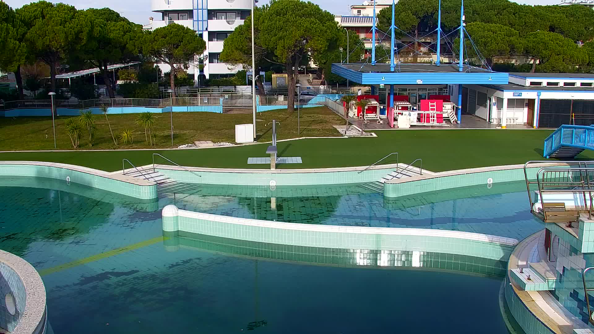 Webcam en direct Grado : Vues sur la plage et l’aquapark en temps réel