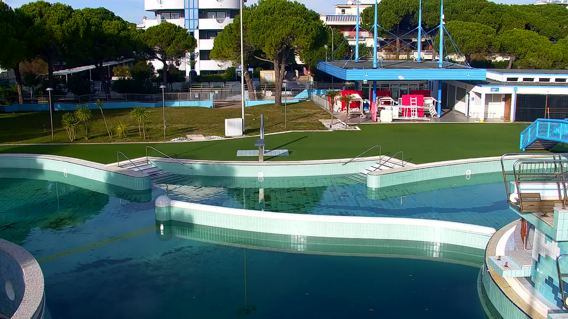 Grado Beach and Aquapark Views in Real Time