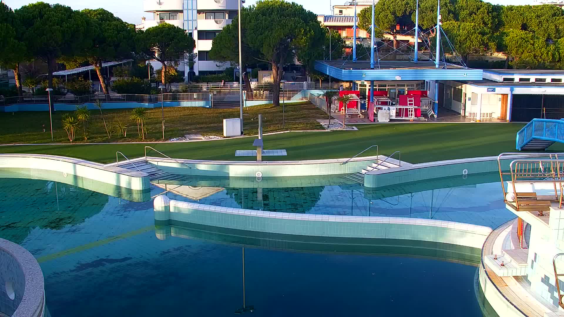 Grado Beach and Aquapark Views in Real Time