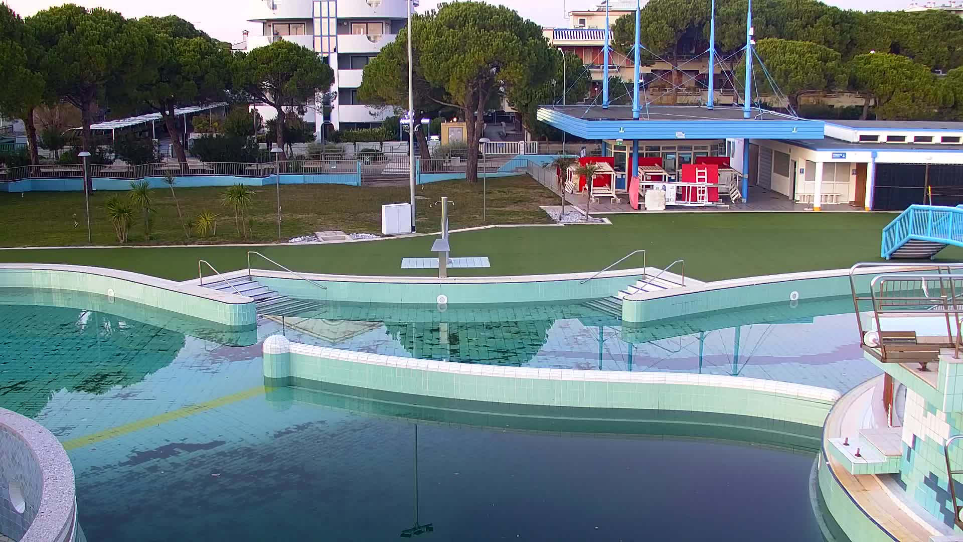 Grado Beach and Aquapark Views in Real Time